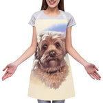 Yorkshire Terrier Portrait Print Adjustable Apron