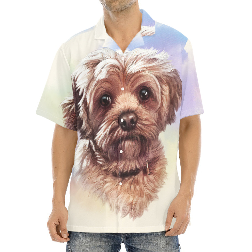 Yorkshire Terrier Portrait Print Aloha Shirt