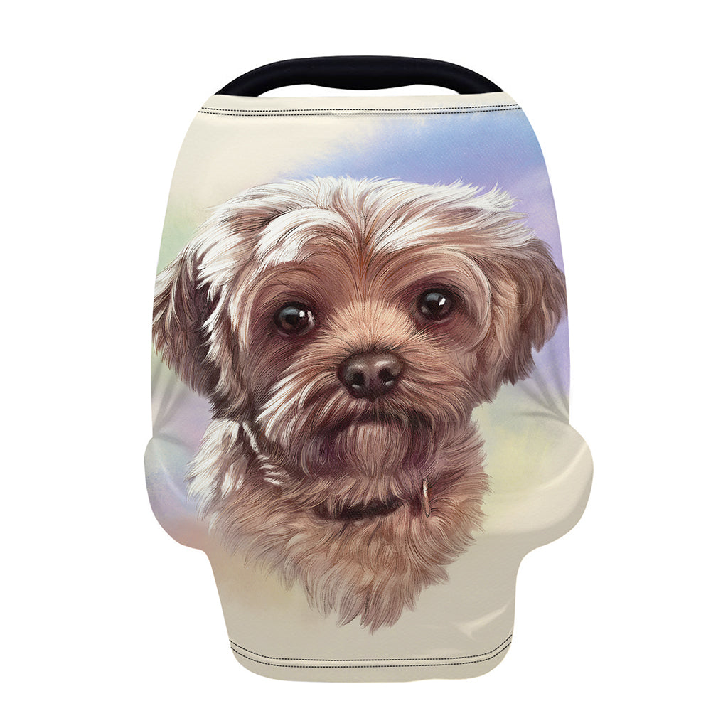 Yorkshire Terrier Portrait Print Baby Seat Cover