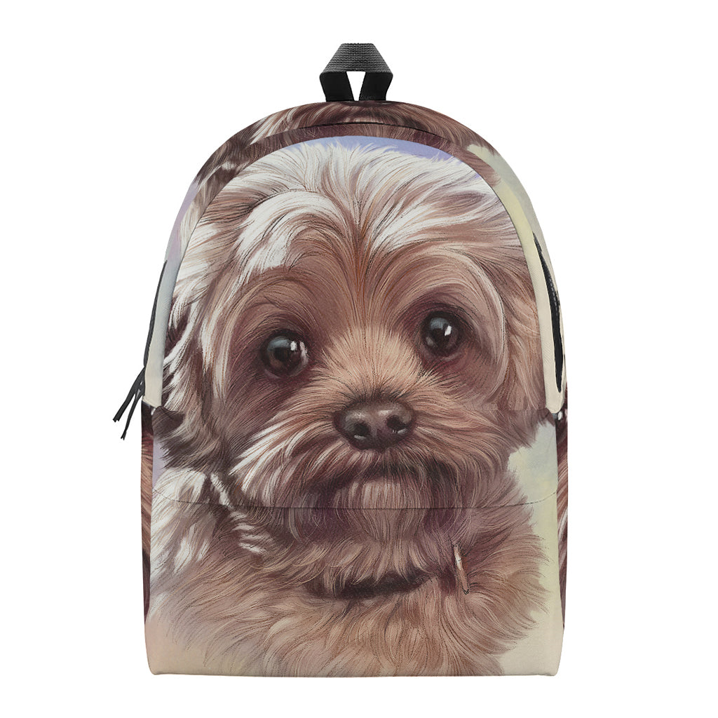 Yorkshire Terrier Portrait Print Backpack