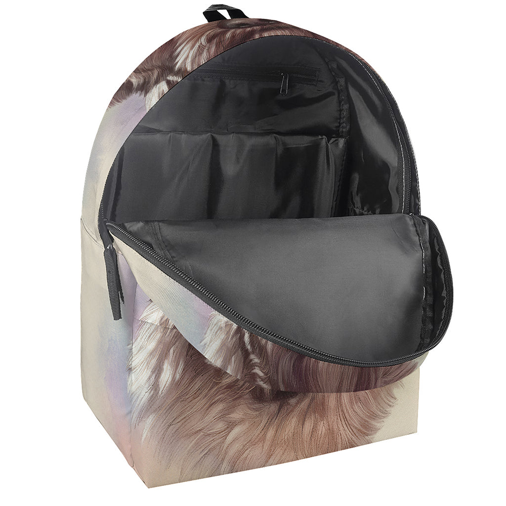 Yorkshire Terrier Portrait Print Backpack