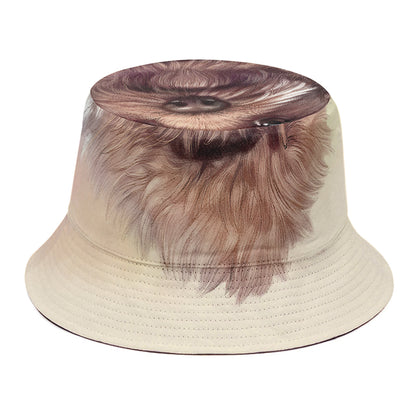 Yorkshire Terrier Portrait Print Bucket Hat