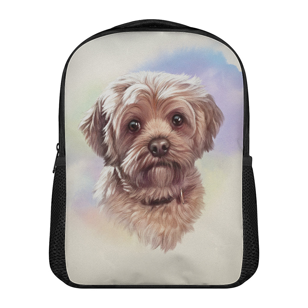 Yorkshire Terrier Portrait Print Casual Backpack