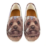 Yorkshire Terrier Portrait Print Casual Shoes