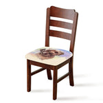 Yorkshire Terrier Portrait Print Chair Cushion Cover