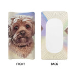 Yorkshire Terrier Portrait Print Changing Pad Cover