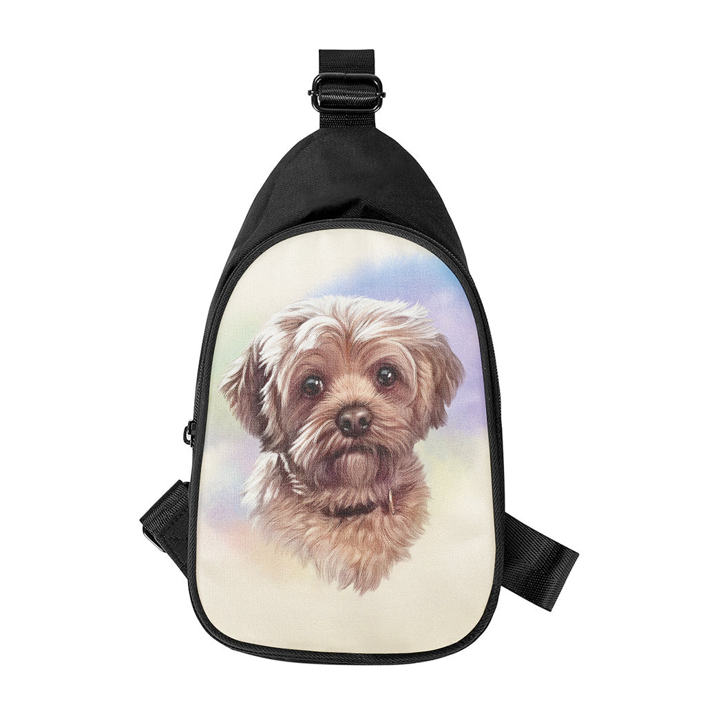 Yorkshire Terrier Portrait Print Chest Bag