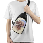 Yorkshire Terrier Portrait Print Chest Bag