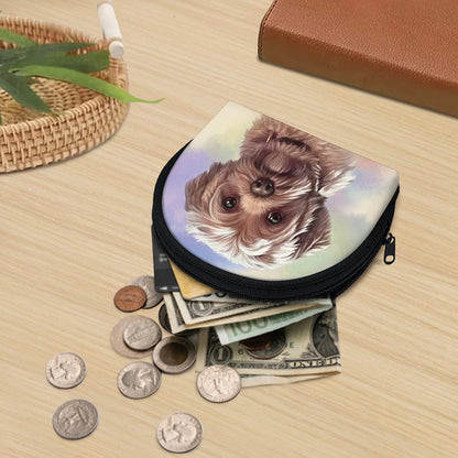 Yorkshire Terrier Portrait Print Coin Purse