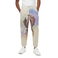 Yorkshire Terrier Portrait Print Cotton Sweatpants