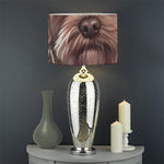 Yorkshire Terrier Portrait Print Drum Lamp Shade