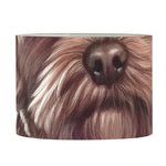 Yorkshire Terrier Portrait Print Drum Lamp Shade