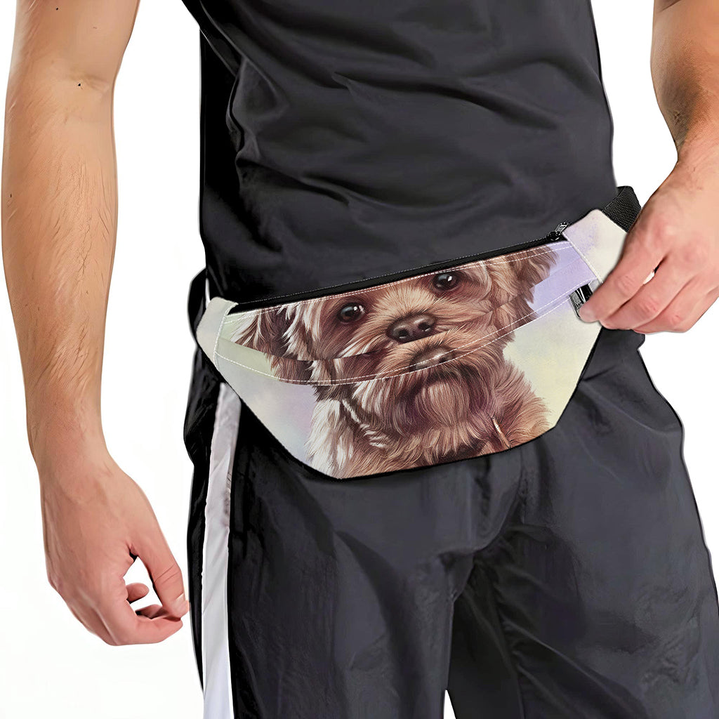 Yorkshire Terrier Portrait Print Fanny Pack