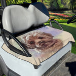 Yorkshire Terrier Portrait Print Golf Cart Seat Cover