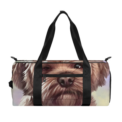 Yorkshire Terrier Portrait Print Gym Bag