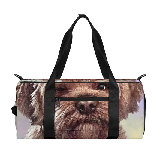Yorkshire Terrier Portrait Print Gym Bag