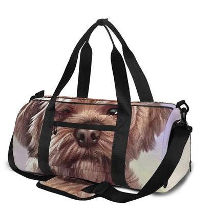 Yorkshire Terrier Portrait Print Gym Bag