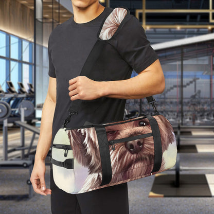 Yorkshire Terrier Portrait Print Gym Bag