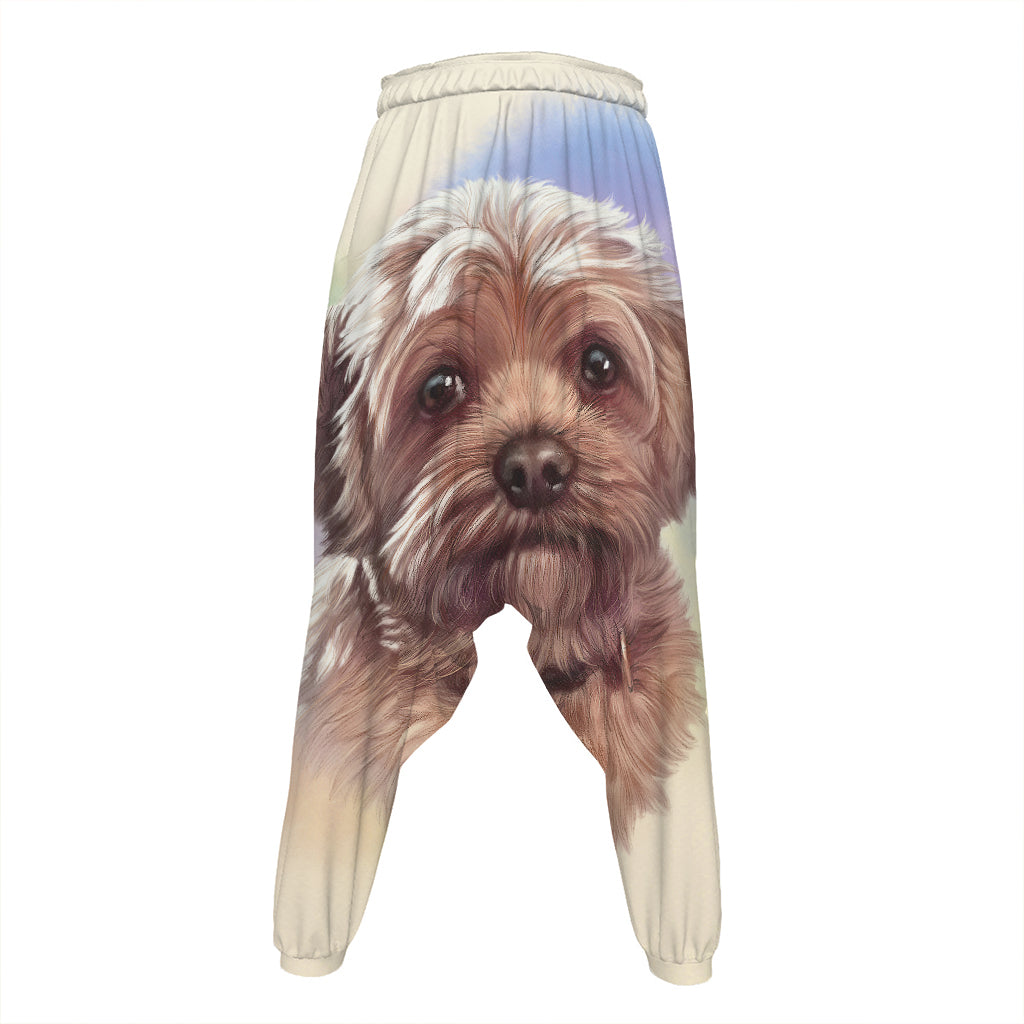 Yorkshire Terrier Portrait Print Hammer Pants