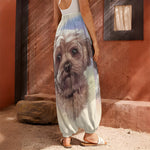 Yorkshire Terrier Portrait Print Harem Pants