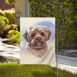 Yorkshire Terrier Portrait Print House Flag