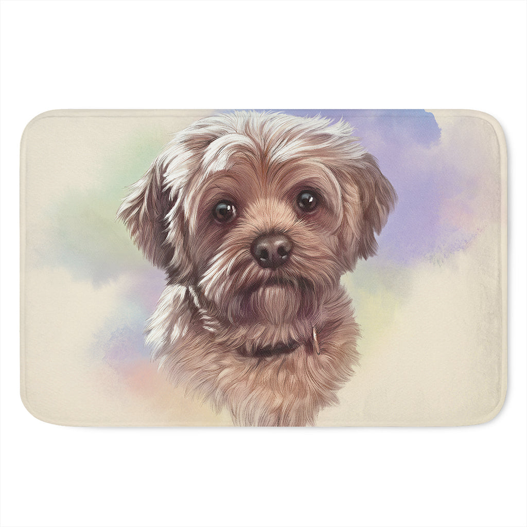 Yorkshire Terrier Portrait Print Indoor Door Mat