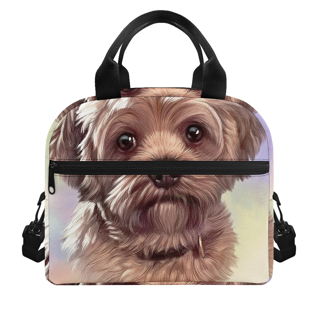 Yorkshire Terrier Portrait Print Insulated Lunch Bag