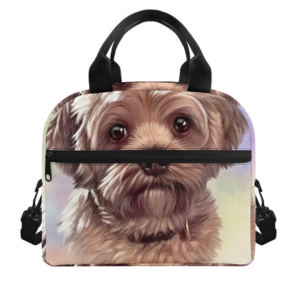 Yorkshire Terrier Portrait Print Insulated Lunch Bag