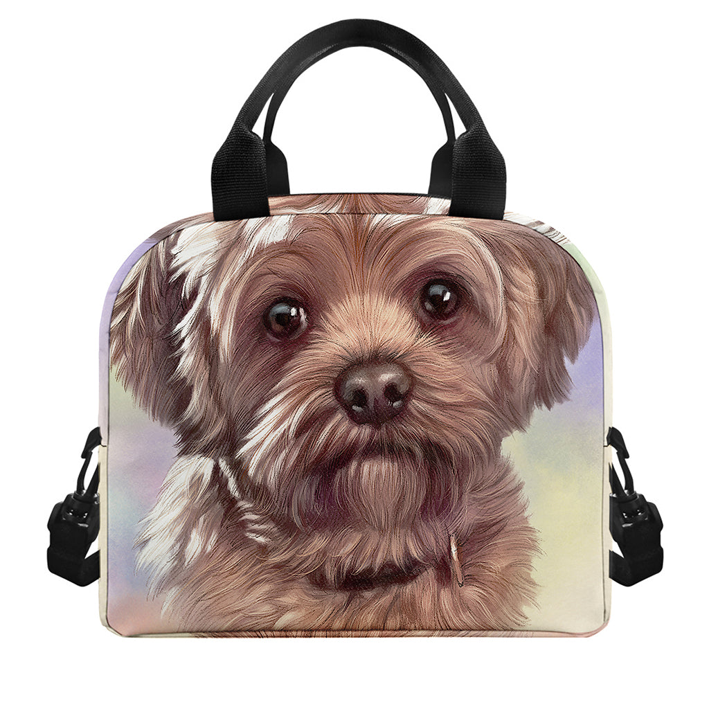 Yorkshire Terrier Portrait Print Insulated Lunch Bag