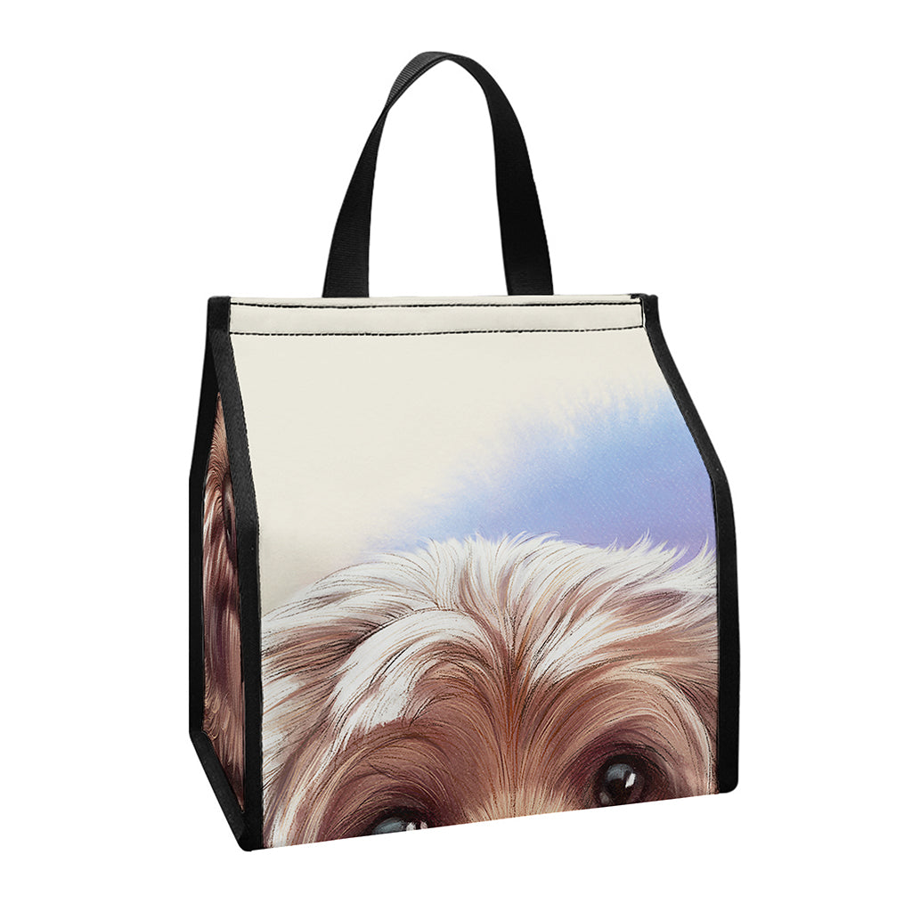 Yorkshire Terrier Portrait Print Insulated Lunch Tote