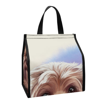 Yorkshire Terrier Portrait Print Insulated Lunch Tote