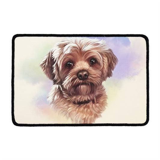 Yorkshire Terrier Portrait Print Kitchen Mat