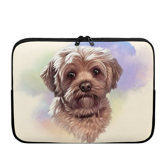 Yorkshire Terrier Portrait Print Laptop Sleeve