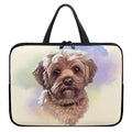 Yorkshire Terrier Portrait Print Laptop Sleeve With Handle