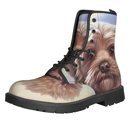 Yorkshire Terrier Portrait Print Backpack