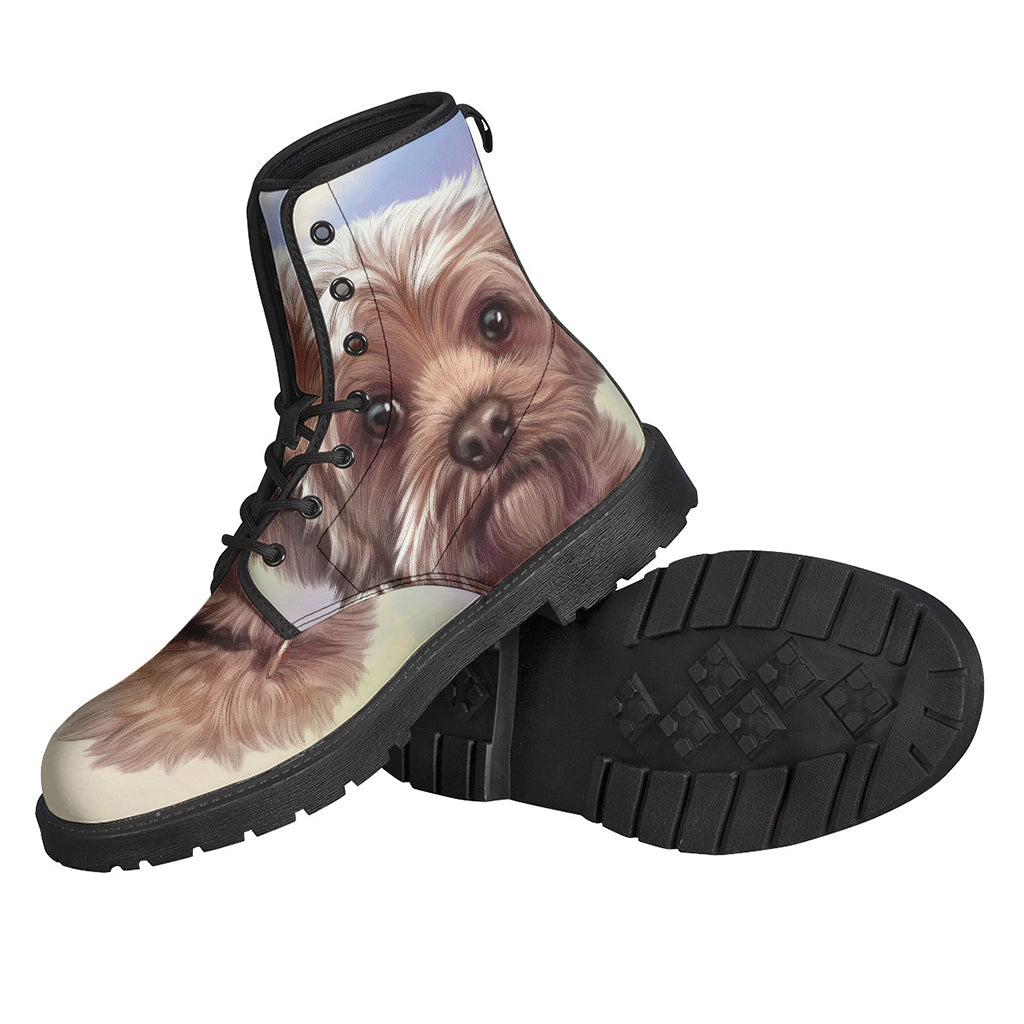 Yorkshire Terrier Portrait Print Backpack