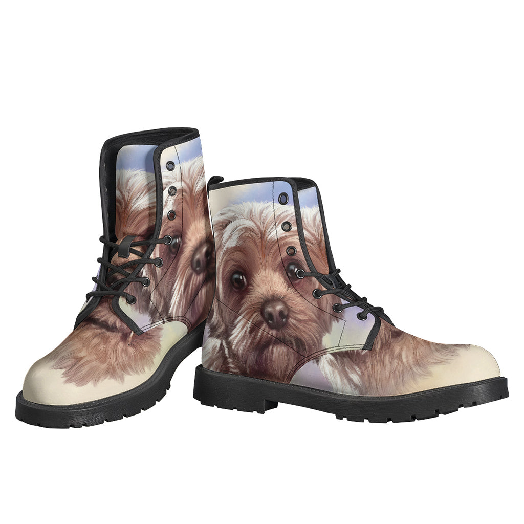 Yorkshire Terrier Portrait Print Backpack