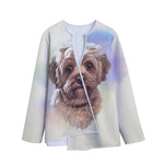 Yorkshire Terrier Portrait Print Long Sleeve Short Coat