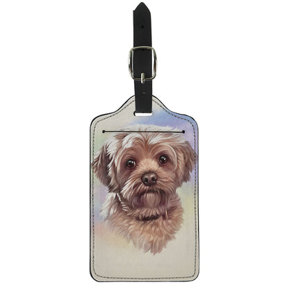 Yorkshire Terrier Portrait Print Luggage Tag