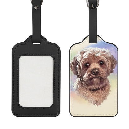 Yorkshire Terrier Portrait Print Luggage Tag