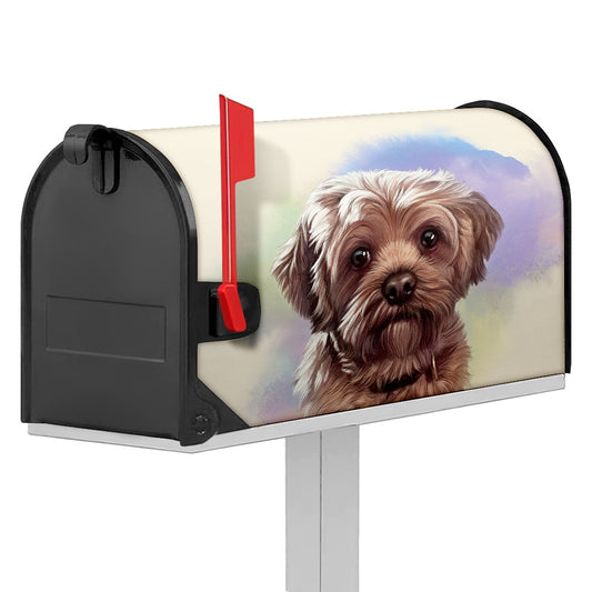 Yorkshire Terrier Portrait Print Mailbox Cover