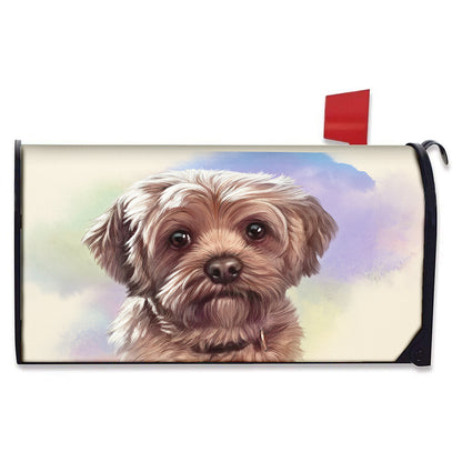 Yorkshire Terrier Portrait Print Mailbox Cover