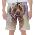 Yorkshire Terrier Portrait Print Men's Beach Shorts