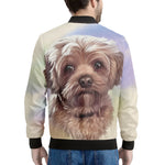 Yorkshire Terrier Portrait Print Men's Bomber Jacket