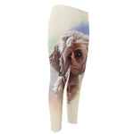 Yorkshire Terrier Portrait Print Men's Compression Pants