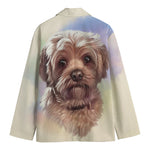 Yorkshire Terrier Portrait Print Men's Cotton Blazer