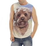 Yorkshire Terrier Portrait Print Men's Fitness Tank Top