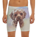 Yorkshire Terrier Portrait Print Men's Long Boxer Briefs
