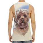 Yorkshire Terrier Portrait Print Men's Muscle Tank Top