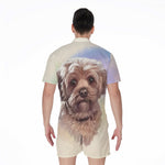 Yorkshire Terrier Portrait Print Men's Rompers